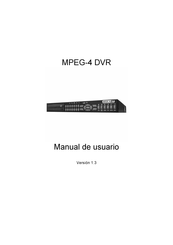 Avtec MPEG-4 DVR Manual De Usuario