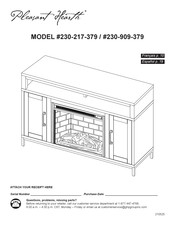 Pleasant Hearth 230-909-379 Instrucciones De Montaje