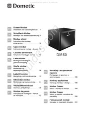 Dometic MINI FRIDGES DM50 Instrucciones De Montaje Y De Uso