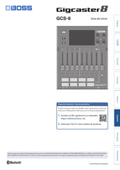 Boss GCS-8 Guia De Inicio Rapido