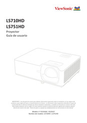 ViewSonic LS710HD Guía De Usuario