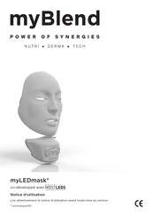 myBlend myLEDmask Manual De Instrucciones