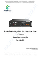 Pylontech US3000C Manual De Operación