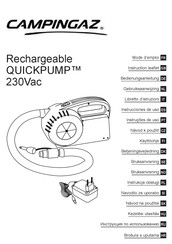 Campingaz QUICKPUMP 230Vac Instrucciones De Uso