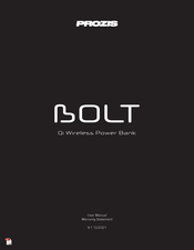 PROZIS BOLT Manual De Instrucciones