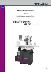 Optimum OPTI grind GT 22 Manual De Instrucciones