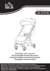 HOMCOM 440-032V00 Manual De Usuario