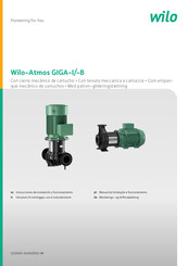 Wilo Atmos GIGA-B Instrucciones De Instalación Y Funcionamiento