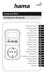 Hama Energy Cost Meter Instrucciones De Uso