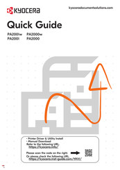 Kyocera PA2001w Guía Rápida