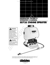 Shindaiwa ES726 Manual De Instrucciones