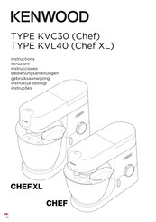 Kenwood KVC30 Instrucciones