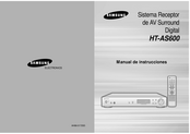 Samsung HT-AS600 Manual De Instrucciones