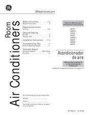 GE AET05 Manual De Instrucciones