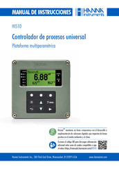 Hanna Instruments HI510 Manual De Instrucciones