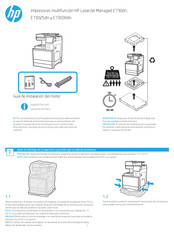 HP LaserJet Managed E73030dn Guia De Instalacion