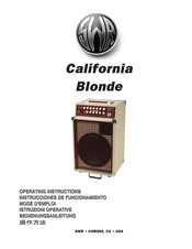 SWR California Blonde Instrucciones De Funcionamiento