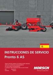 horsch 60063444 Instrucciones De Servicio