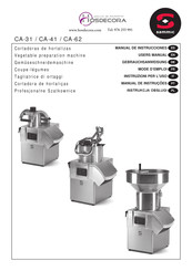 Sammic CA-41 Manual De Instrucciones