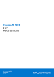 Dell Inspiron 13 7000 Series Manual De Servicio