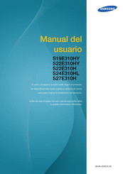 Samsung S24E310HL Manual Del Usuario