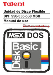 Talent DPF 555 MSX Manual De Uso