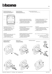 Bticino 3448 Manual De Instrucciones