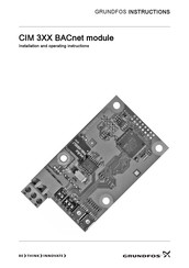 Grundfos CIM 3XX BACnet Instrucciones De Instalación Y Funcionamiento