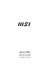 MSI PRO MP161 Manual Del Usuario