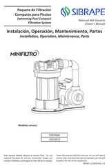 SIBRAPE MINIFILTRO 10010006 Instalación Operación Mantenimiento