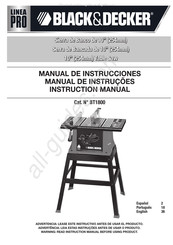 Black and Decker BT1800 Manual De Instrucciones