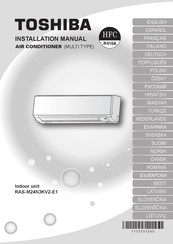 Toshiba RAS-M24N3KV2-E1 Manual De Instalación