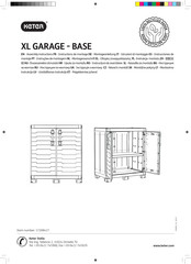 Keter XL GARAGE-BASE Instrucciones De Montaje