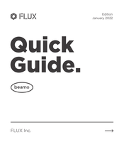 FLUX beamo Guía Rápida