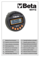 Beta 601C Manual De Uso E Instrucciones