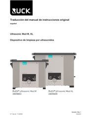 Buck Ultrasonic Med M Traduccion Del Manual De Instrucciones Originale