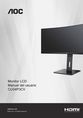 AOC CU34P3CV Manual Del Usuario