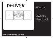 Denver MCA-210 Manual Del Propietário