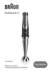 Braun MultiQuick 9 MQ 9147X Manual De Instrucciones