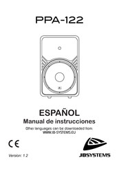 JB Systems PPA-122 Manual De Instrucciones