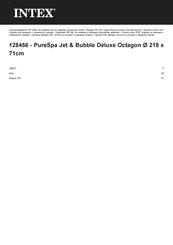 Intex PureSpa SJB-HS-20-1C Manual Del Propietário