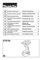 Makita DTD156 Manual De Instrucciones