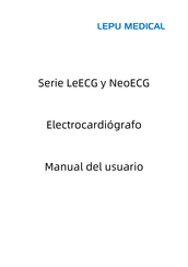 Lepu Medical LeECG Serie Manual Del Usuario