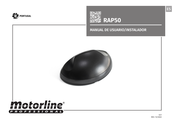 Motorline professional RAP50 Manual De Usuario/Instalador