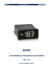 Emerson Dixell XH78T Instrucciones De Manejo