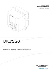 Xylem wtw DIQ/S 281 Manual De Funcionamiento