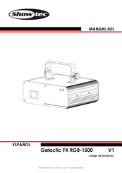 SHOWTEC Galactic FX RGB-1500 Manual