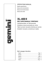 Gemini XL-400 II Manual De Funcionamiento