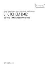 Arkray SPOTCHEM D-02 Manual De Instrucciones