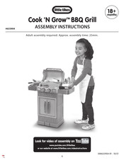 Little Tikes Cook 'N Grow BBQ Grill 633904 Manual De Instrucciones